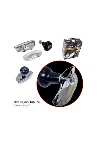 Carub Direksiyon Çevirme Topuzu Armalı Lüks Krom Br2050102