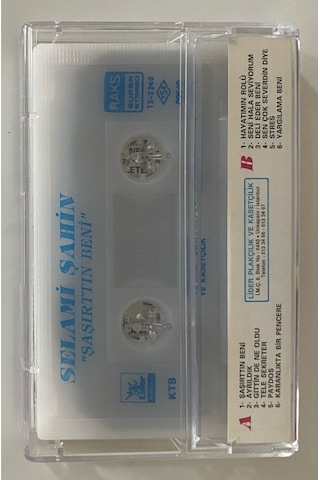 Selami Şahin Şaşırttın Beni Kaset Orjnal Dönem Baskı Kaset