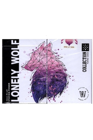 Mpc Lonely Wolf Purple Bocopo Oyun Kağıdı İskambil Kartları