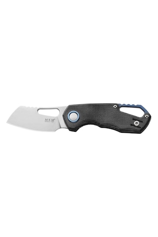 Mkm Isonzo M390 Cleaver Black Canvas Kamp Çakı Siyah