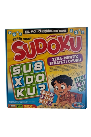 Sudoku - Ahşap Kutu Zeka Oyunu Çocuklar Ve Yetişkinler Için Eğitici Oyun