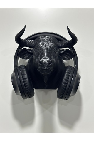 Bull - Boğa Duvar Dekorasyonu Veya Kulaklık Tutucu