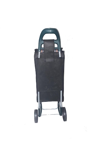 Tekerlekli Pazar Arabası Ve Çantası, Pazar Sepeti - Turuncu Siyah