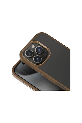 İphone Uyumlu 16 Pro Max Kılıf Magsafe Şarj Özellikli Parlak Kamera Çerçeveli Zore Kost Kapak-siyah