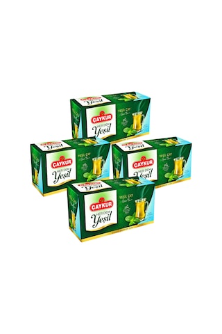 Herdem Yeşil Çay Süzen Poşet Naneli 1,6gr 25 Adet Dörtlü Paket