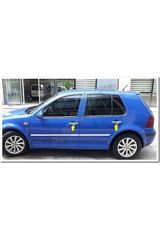 Db Chrome Vw Golf 4 Kapı Kolu Nikelajı 1998-2004 4 Kapı P.Çelik