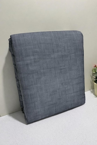 Asev Home Ütü Masası Kılıfı Keçeli İpli Stoperli Büyük Boy 55x140 Cm Grey Diğer