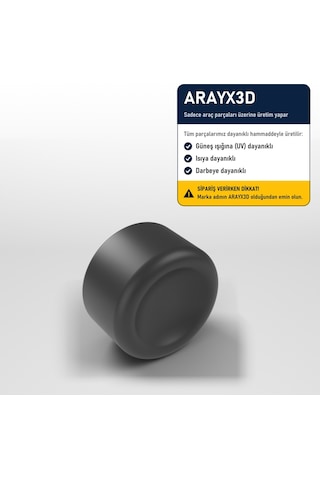 Arayx3d Mitsubishi Colt Uyumlu El Freni Düğmesi Park Freni Butonu Siyah