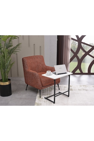 Homedora Laura Ayarlanabilir Laptop Sehpası Beyaz