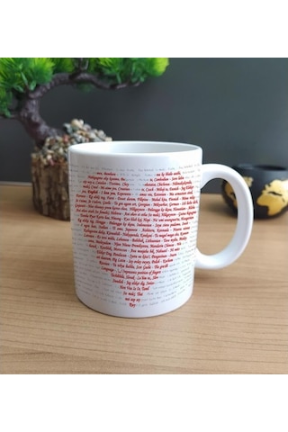 100 Dilde Seni Seviyorum Kolye & 100 Dilde Seni Seviyorum Kupa He