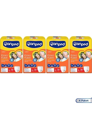 Canped Emici Külot Büyük Boy Large 120 li Canped Emici Külot Büyük Boy Large 120 li