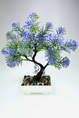 Kasımpatı Bonsai Yapay Ağaç 25x20 Cm Çok Renkli