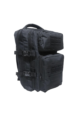 My Geppeto Bag Su Geçirmez Çok Gözlü Kampçı - Seyahat - Dağcı Sırt Çantası Siyah