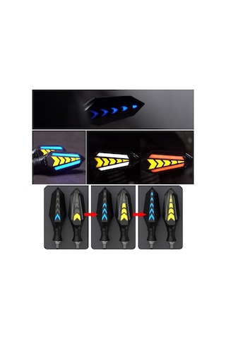 Motosiklet Amerikan Park Modüllü Yeni Nesil Led Sinyal Kayan Oem