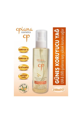 Cpiana Güneş Koruyucu Argan Yağlı 250ml