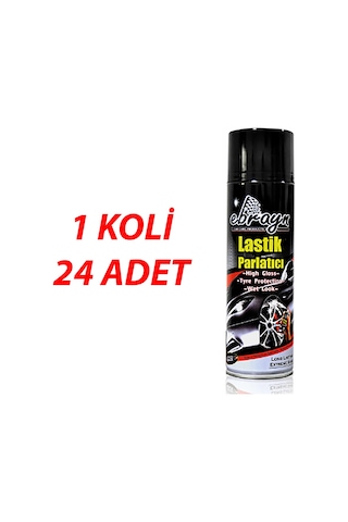 Premium Lastik Parlatıcı Tampon Parlatıcı Koruyucu Ebrayn Aerosol Sprey 500 Ml Kaliteli 1 Koli 24 Adet