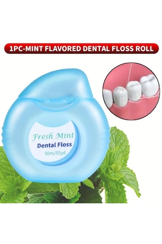 Willowhaven 6lı Naneli Diş İpi Şeritleri - Taşınabilir Çanta Boy, Kullanışlı Diş Temizliği