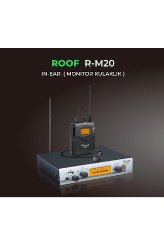 ROOF R–M20 IN–EAR Kablosuz Kulaklık Sistemi
