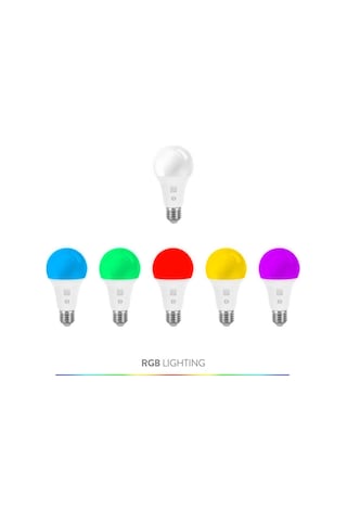 S-link Swapp Sl-rgb12-5 Smart/akıllı Rgb 12w 50hz 1000lm Wifi Tuya Destekli Lamba/ampul-5 Adet Çok Renkli