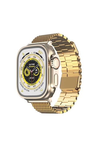 Newface Apple Uyumlu Watch 38mm Ascend Metal Kordon Semeglbl - 68 - Gold
