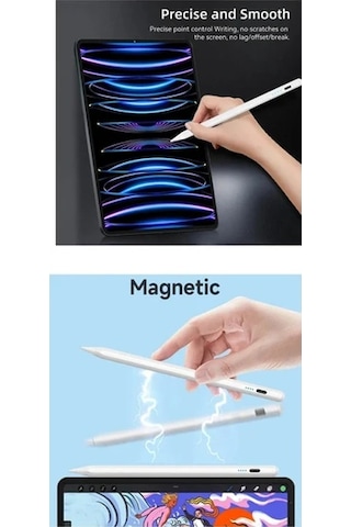Challenger Beyaz Dokunmatik Kalem Tum Cihazlara Uyumlu Tablet Telefon Icin Cizim Yazı Kalemi Stylus Pen