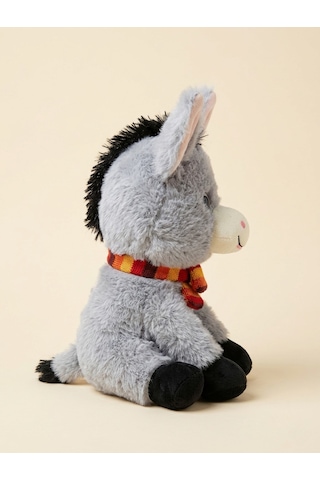 Peluş Sesli Eşek Gri 30 Cm