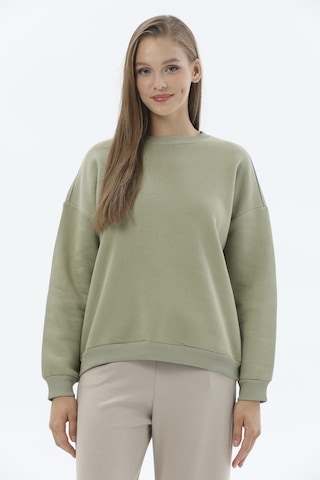 First Company Kadın Sweatshirt 2424bs130836 Zeytin Yeşili