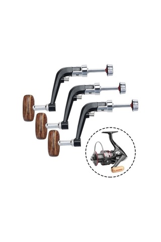 Pazly Tutacağı Sapı Makarası Kaymaz Pratik Düğme Dönme Balıkçılık Ahşap 3 Adet Xx