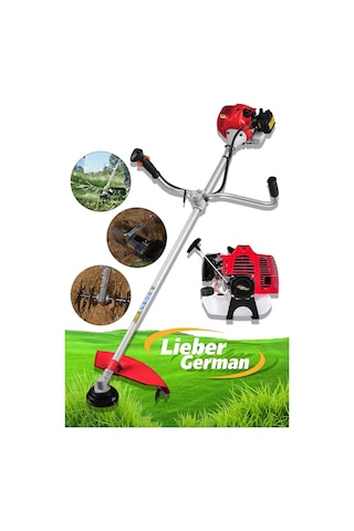 Lieber German XT9900 Yan Tipi Benzinli Çim Biçme Tırpan Makinesi