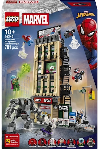 LEGO® ǀ Marvel Örümcek Adam Mysterio'ya Karşı: Daily Bugle 76342 - 10 Yaş ve Üzeri Çocuklar için Oyuncak Yapım Seti (781 Parça)