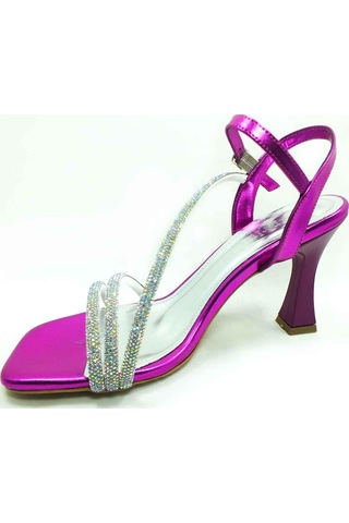 Çarıkçım 8 Cm Topuklu Ayakkabı Fuşya 13 Y-082 001