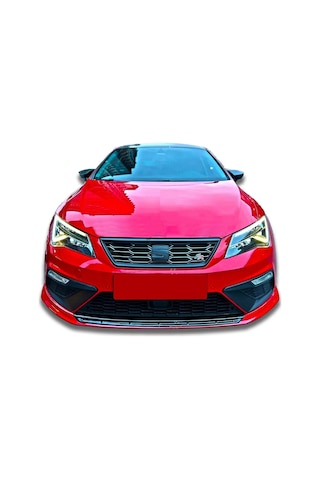 Seat Leon Mk3.5 Cupra Ön Ek Karlık Abs Plastik Mat Siyah 2017 2018 2019 2020 Makyajlı Kasa