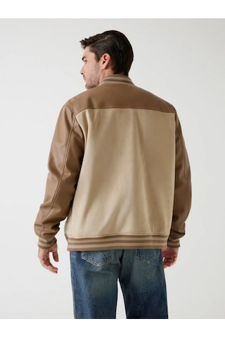 Guess Varsity Erkek Çok Renkli Bomber Ceket M5bl2bk1062-fn47 Çok Renkli
