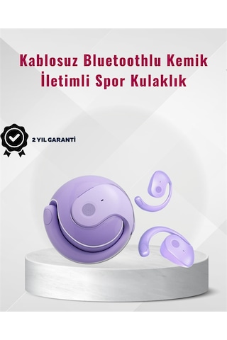 Bluetooth 5.3 Teknolojili Kablosuz Kemik İletimli Spor Kulaklık Kulak Içi