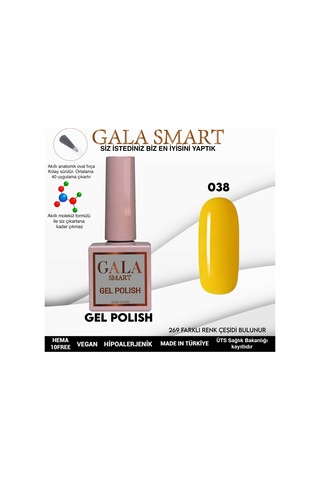 Gala Smart Classic Kalıcı Oje 10 Mle No:038