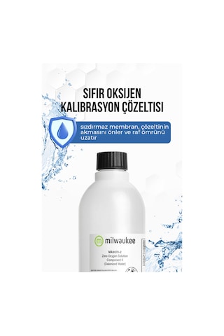 Milwaukee Ma9070 Sıfır Oksijen Kalibrasyon Solüsyonu 500 Ml