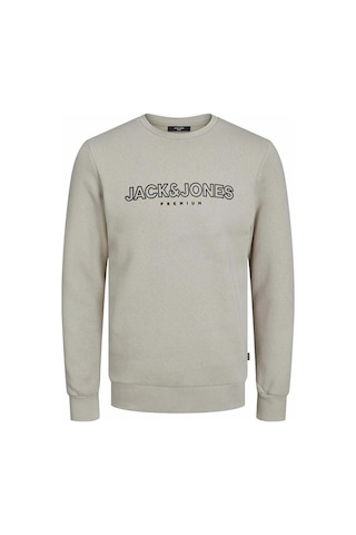 Jack & Jones Premium Erkek Bisiklet Yaka Sweatshirt 12245593 Beyaz