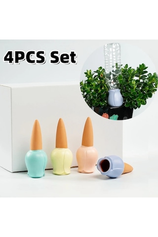 4 Adet Set Otomatik Bitki Sulama Stakes Lale Kendinden Sulama