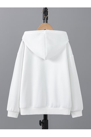 Uyguntarz Unisex Duffy Baskılı Oversize Genel Beyaz