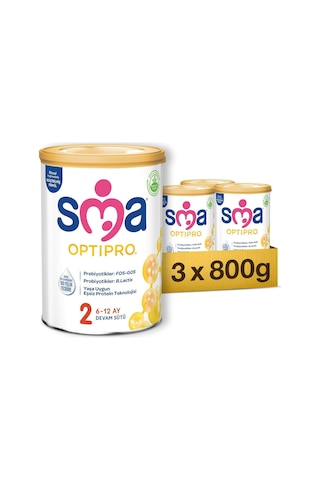 Sma Optipro 2 Devam Sütü 6-12 Ay, 800 G X 3 Adet