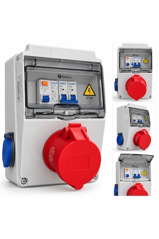 Enerjius 7.4 Kwkk Elektrikli Araç Şarj Kombinasyon Panosu 7.4 Kw
