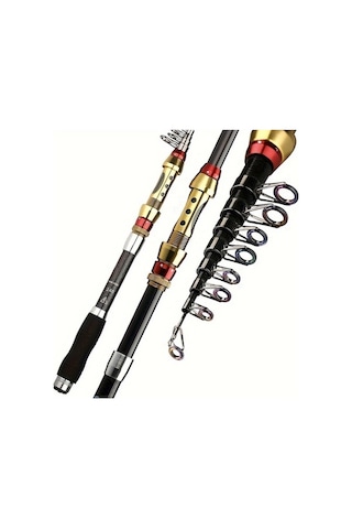 Sandwich 1 Adet Premium %99 Karbon Fiber Teleskopik Olta 3m Yüksek Kaliteli Angajman İçin Uygun 3m