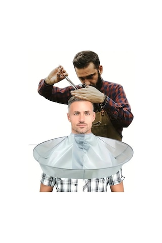 1 Adet Dıy Saç Kesme Pelerin Şemsiye Tasarım Kapak, Salon Berber Çok Renkli