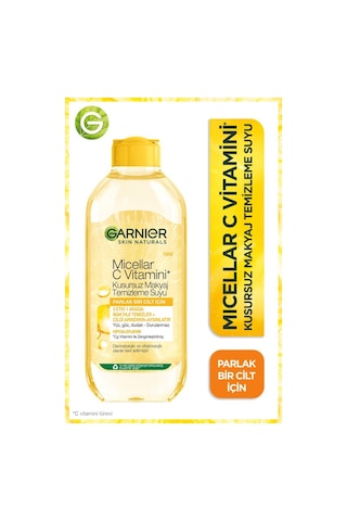 Garnier Micellar C Vitamini Kusursuz Makyaj Temizleme Suyu 400ml Garnier Micellar C Vitamini Kusursuz Makyaj Temizleme Suyu 400ml