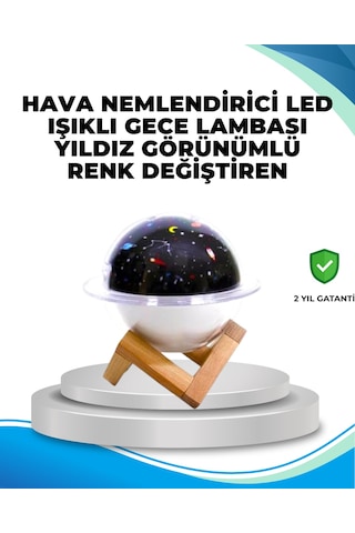 Gece Lambası Özellikli Taşınabilir Nemlendirici Ve Aromaterapi Ci