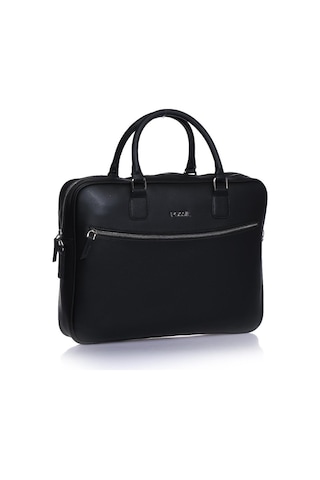 Fossil 2038 Vegan Deri Laptop Çantası Evrak Çantası Unisex Şık Tasarım Siyah