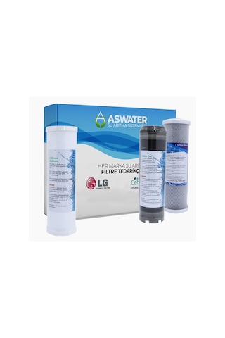 İhlas Aura Cebilon Açık Kasa Lüx 10" Su Arıtma Ön Filtre Seti 3'lü