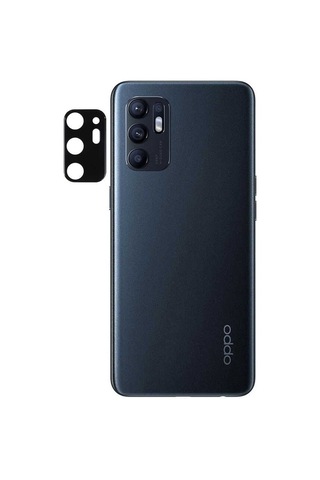 Kilifone - Oppo Reno 6 4g Uyumlu - Kamera Lens Koruyucu 3d Kamera Camı - Şeffaf