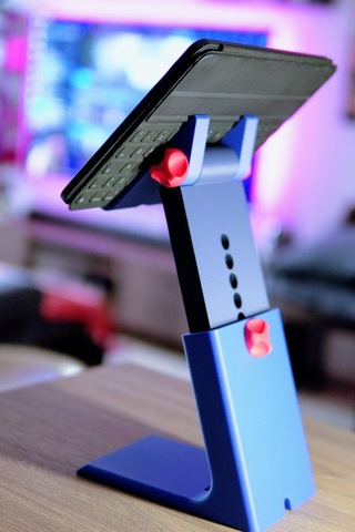 Ayarlanabilir Tablet & Telefon Standı Yükseklik Ayarlı Masaüstü Stand Kaymaz Taban Ergonomik Tutucu