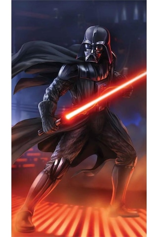 Taç Lisanslı Çocuk Halısı Star Wars Movie 120x180 Çok Renkli